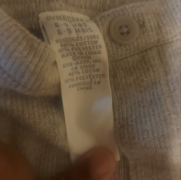 Gymboree Boys' 6 - 9 Months Grey Pants - Picture 7 of 8